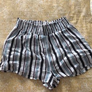 Striped linen shorts from urban outfitters!